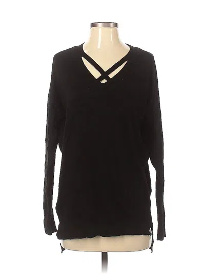 Pre-owned Lulus Pullover Sweater In Black
