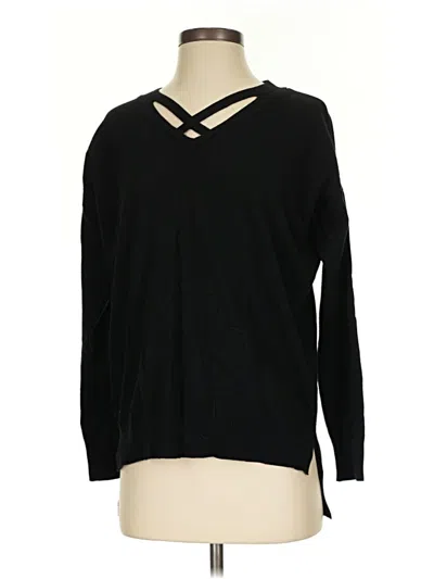 Pre-owned Lulus Pullover Sweater In Black