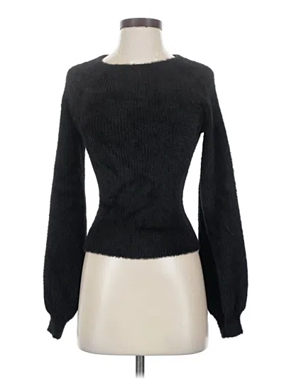 Pre-owned Lulus Pullover Sweater In Black