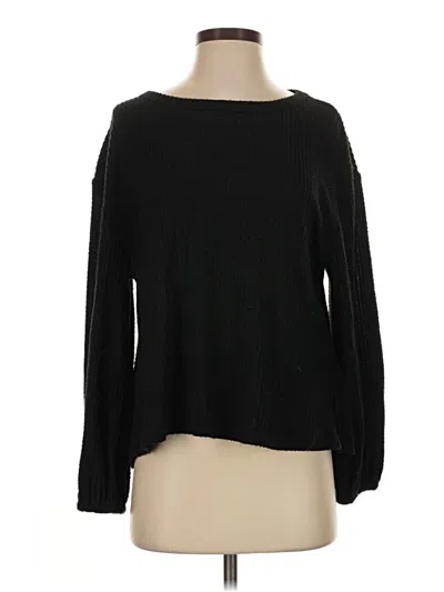 Pre-owned Lulus Pullover Sweater In Black