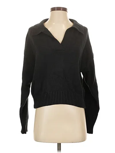 Pre-owned Lulus Pullover Sweater In Black