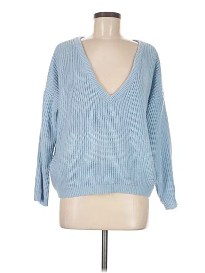 Pre-owned Lulus Pullover Sweater In Blue
