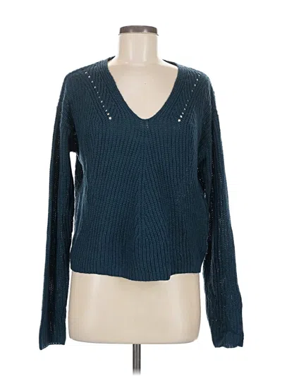 Pre-owned Lulus Pullover Sweater In Blue