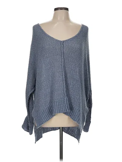 Pre-owned Lulus Pullover Sweater In Blue