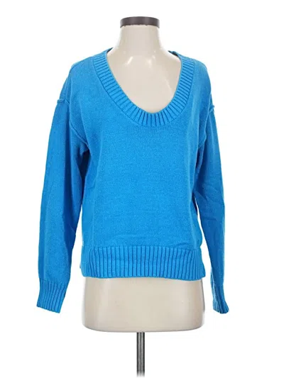 Pre-owned Lulus Pullover Sweater In Blue