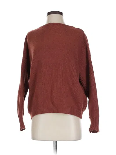 Pre-owned Lulus Pullover Sweater In Brown