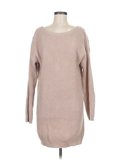 Pre-owned Lulus Pullover Sweater In Brown