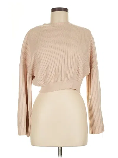 Pre-owned Lulus Pullover Sweater In Brown