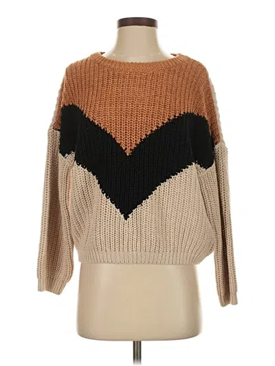 Pre-owned Lulus Pullover Sweater In Brown