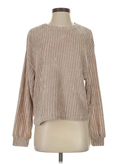 Lulus Pullover Sweater In Brown