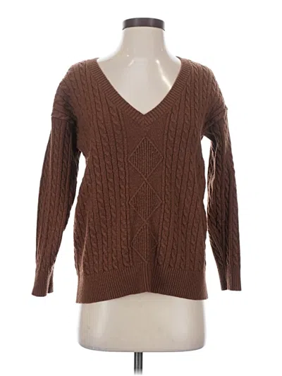 Pre-owned Lulus Pullover Sweater In Brown