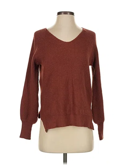 Pre-owned Lulus Pullover Sweater In Brown