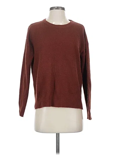 Pre-owned Lulus Pullover Sweater In Brown