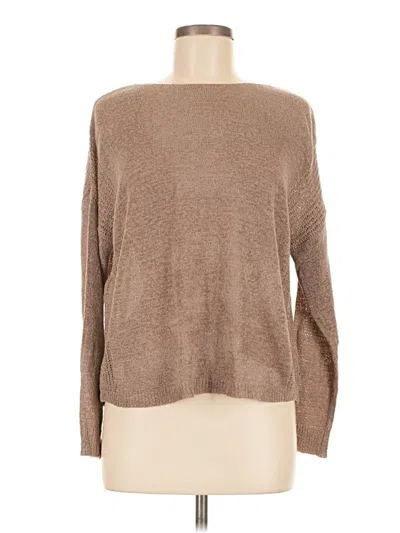 Pre-owned Lulus Pullover Sweater In Brown