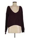Lulus Pullover Sweater In Burgundy