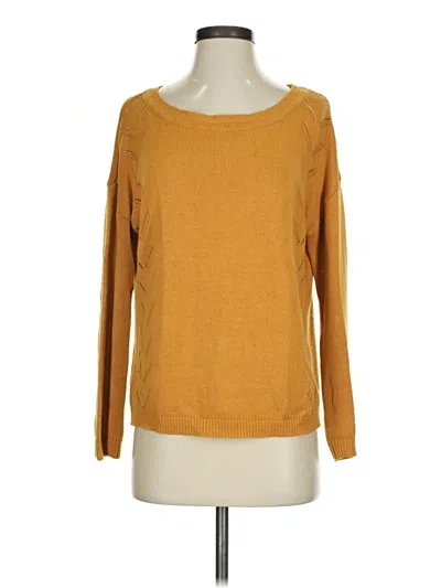 Pre-owned Lulus Pullover Sweater In Gold