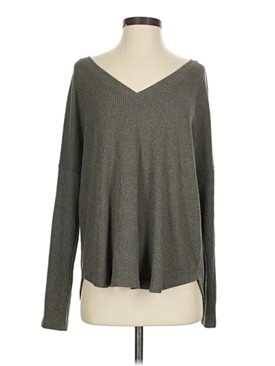 Pre-owned Lulus Pullover Sweater In Gray