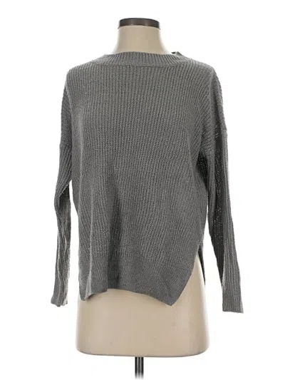 Pre-owned Lulus Pullover Sweater In Gray
