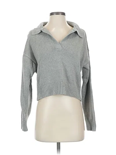 Pre-owned Lulus Pullover Sweater In Gray