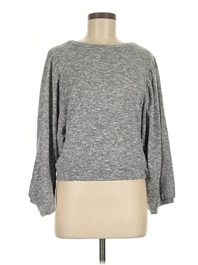 Pre-owned Lulus Pullover Sweater In Gray