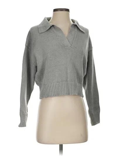 Pre-owned Lulus Pullover Sweater In Gray