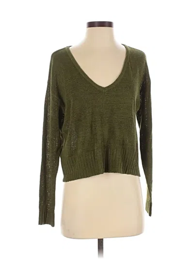 Pre-owned Lulus Pullover Sweater In Green