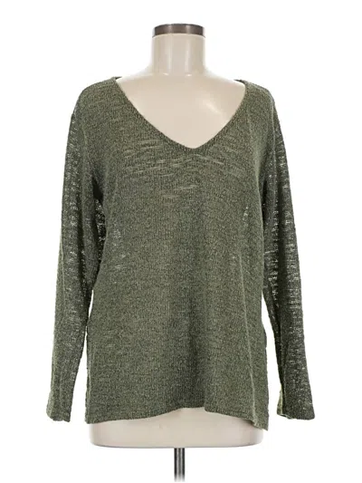 Pre-owned Lulus Pullover Sweater In Green