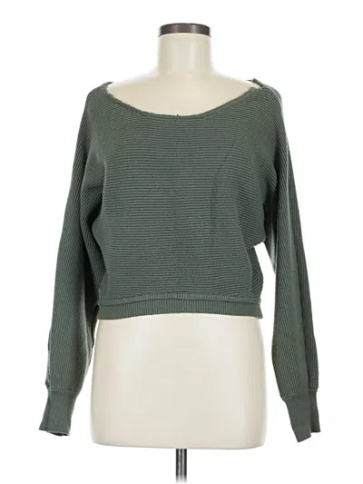Pre-owned Lulus Pullover Sweater In Green