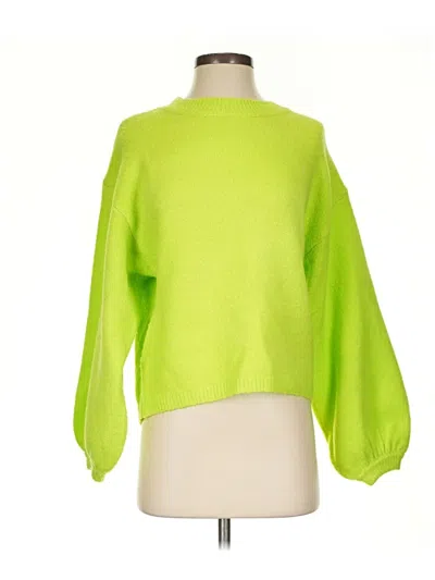 Pre-owned Lulus Pullover Sweater In Green