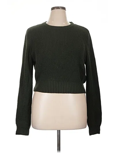 Pre-owned Lulus Pullover Sweater In Green