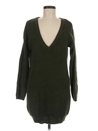 Pre-owned Lulus Pullover Sweater In Green