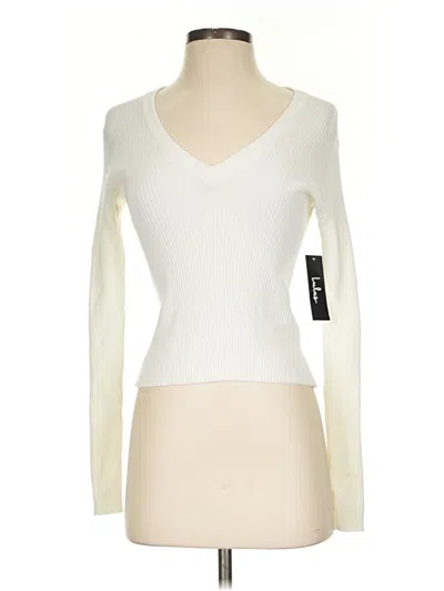 Pre-owned Lulus Pullover Sweater In Ivory