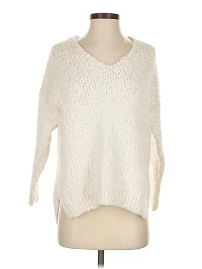 Pre-owned Lulus Pullover Sweater In Ivory