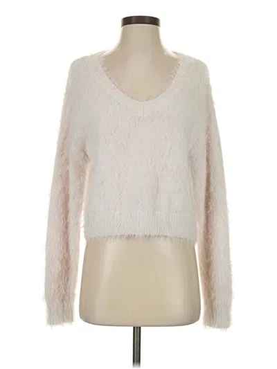 Pre-owned Lulus Pullover Sweater In Ivory