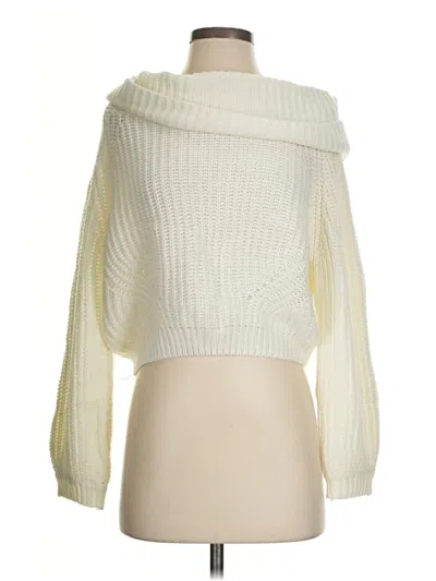 Pre-owned Lulus Pullover Sweater In Ivory
