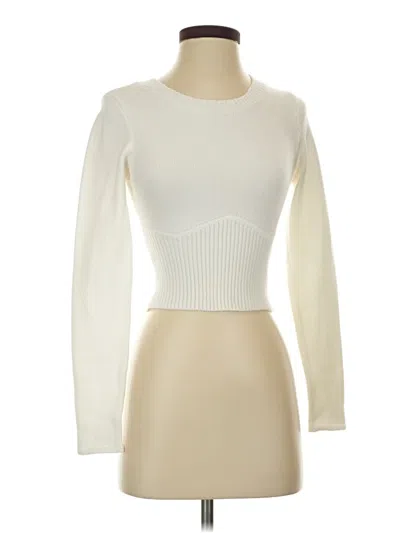 Pre-owned Lulus Pullover Sweater In Ivory