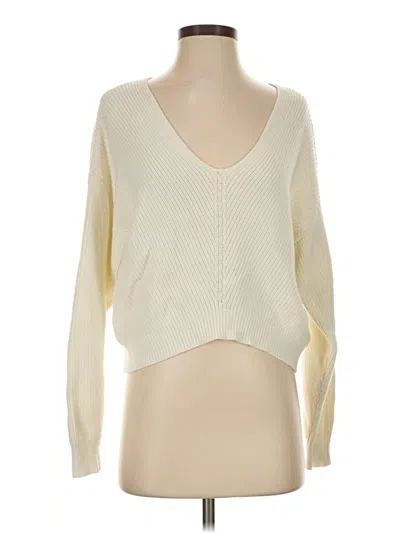 Pre-owned Lulus Pullover Sweater In Ivory