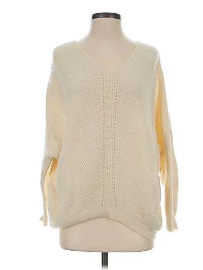 Pre-owned Lulus Pullover Sweater In Ivory