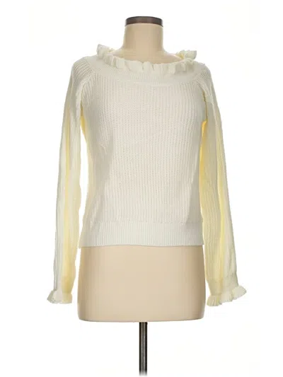 Pre-owned Lulus Pullover Sweater In Ivory