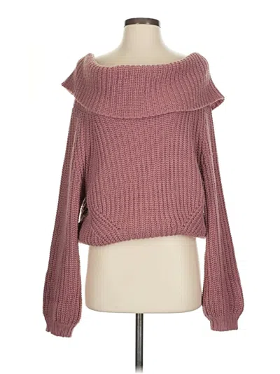 Pre-owned Lulus Pullover Sweater In Pink