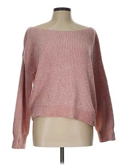 Pre-owned Lulus Pullover Sweater In Pink
