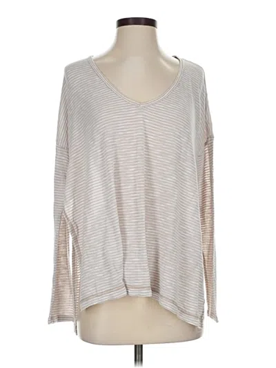 Pre-owned Lulus Pullover Sweater In Silver