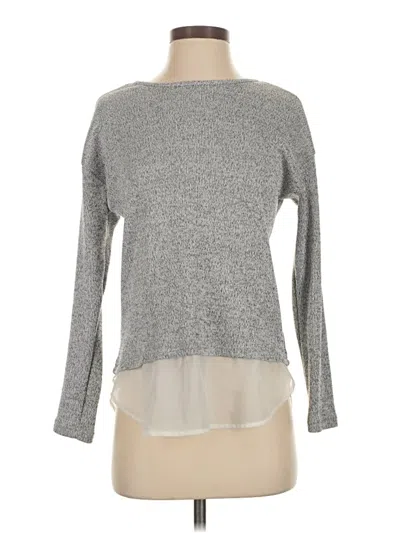 Pre-owned Lulus Pullover Sweater In Silver