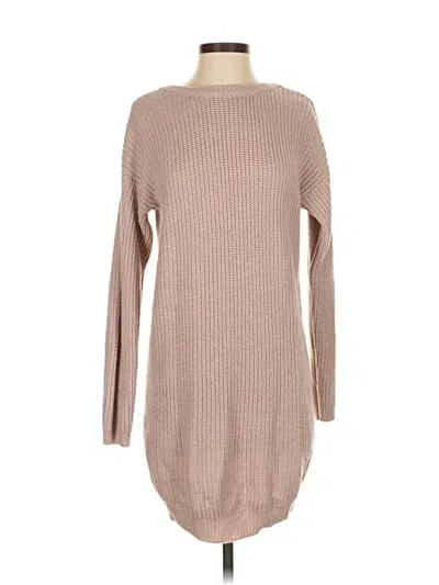 Pre-owned Lulus Pullover Sweater In Tan