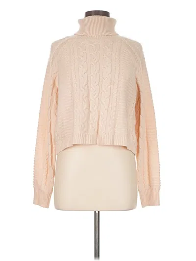 Pre-owned Lulus Pullover Sweater In Tan