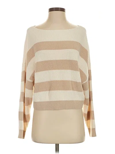 Pre-owned Lulus Pullover Sweater In Tan