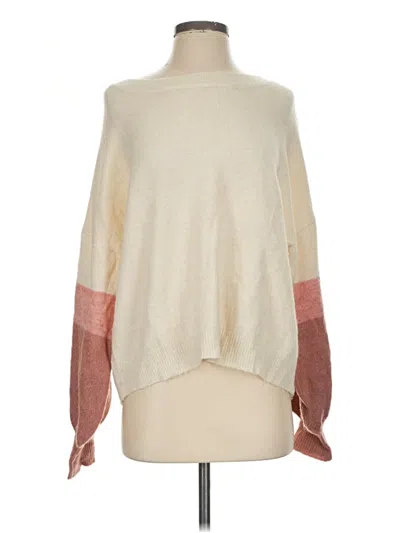 Pre-owned Lulus Pullover Sweater In Tan