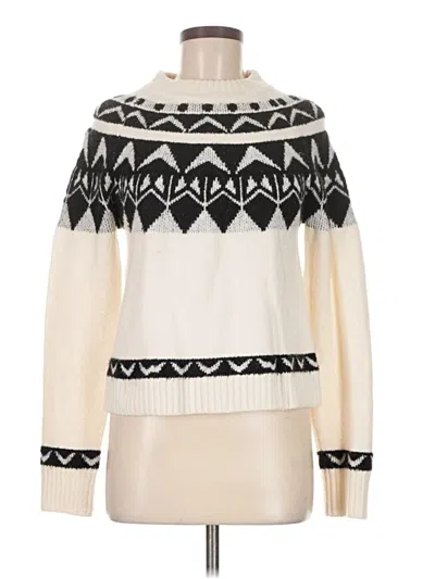 Pre-owned Lulus Pullover Sweater In White