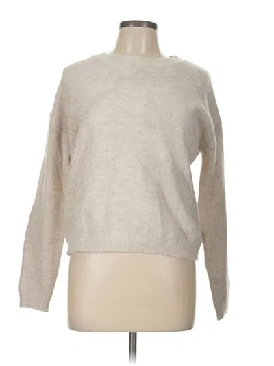Pre-owned Lulus Pullover Sweater In White