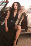 Lulus Ride Along Black And Silver Belt